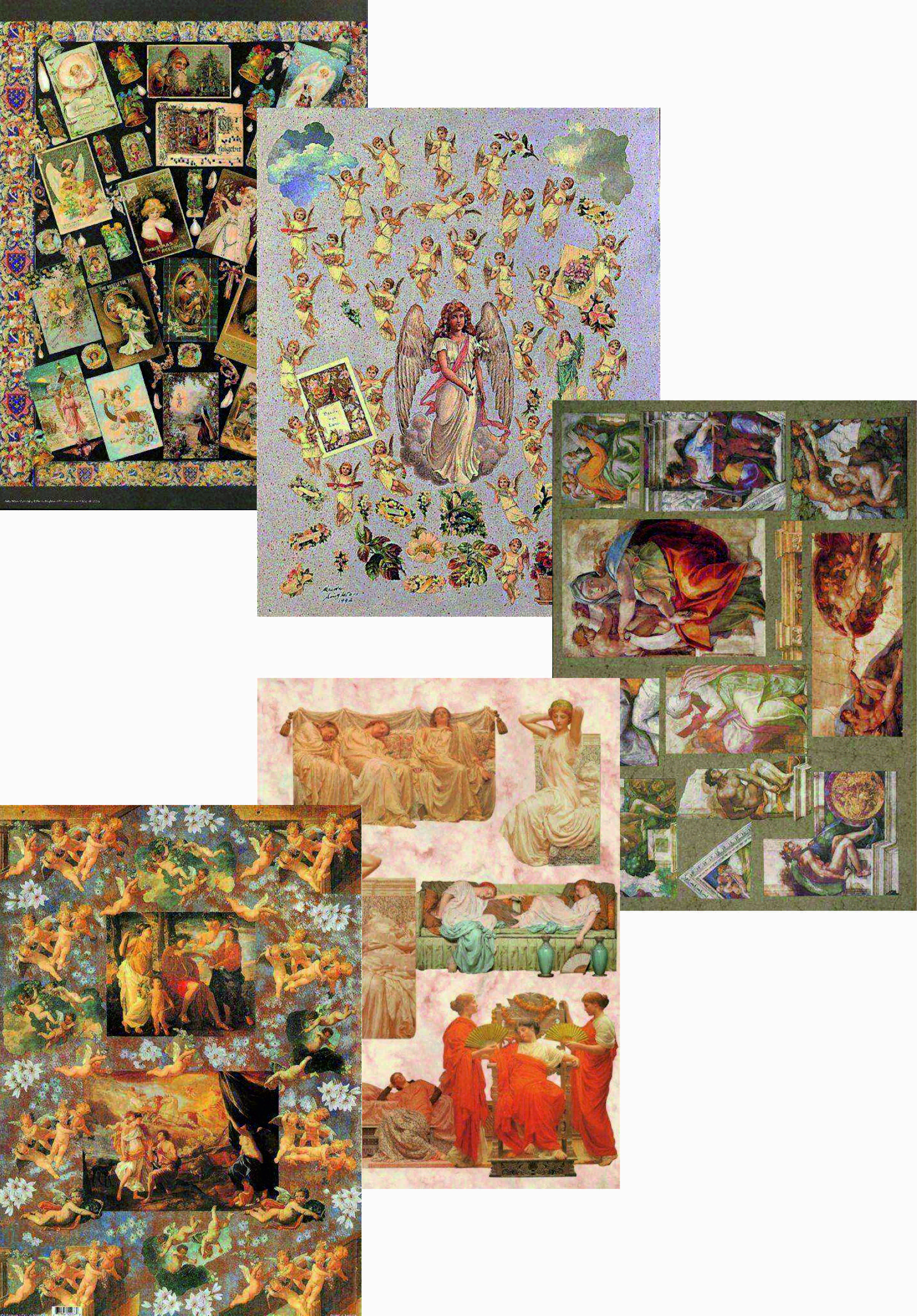 Набор бумаги для декупажа «Рукоделие» PTP(N)-018