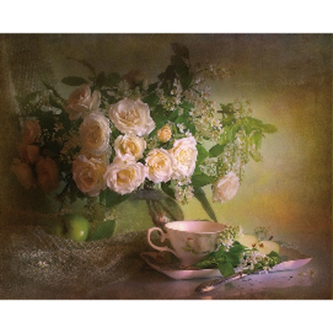 Схема вышивки бисером  35х45 см, 577