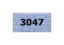 мулине "Gamma"  х/б 24 x 8 м 3047, нежно -голубой