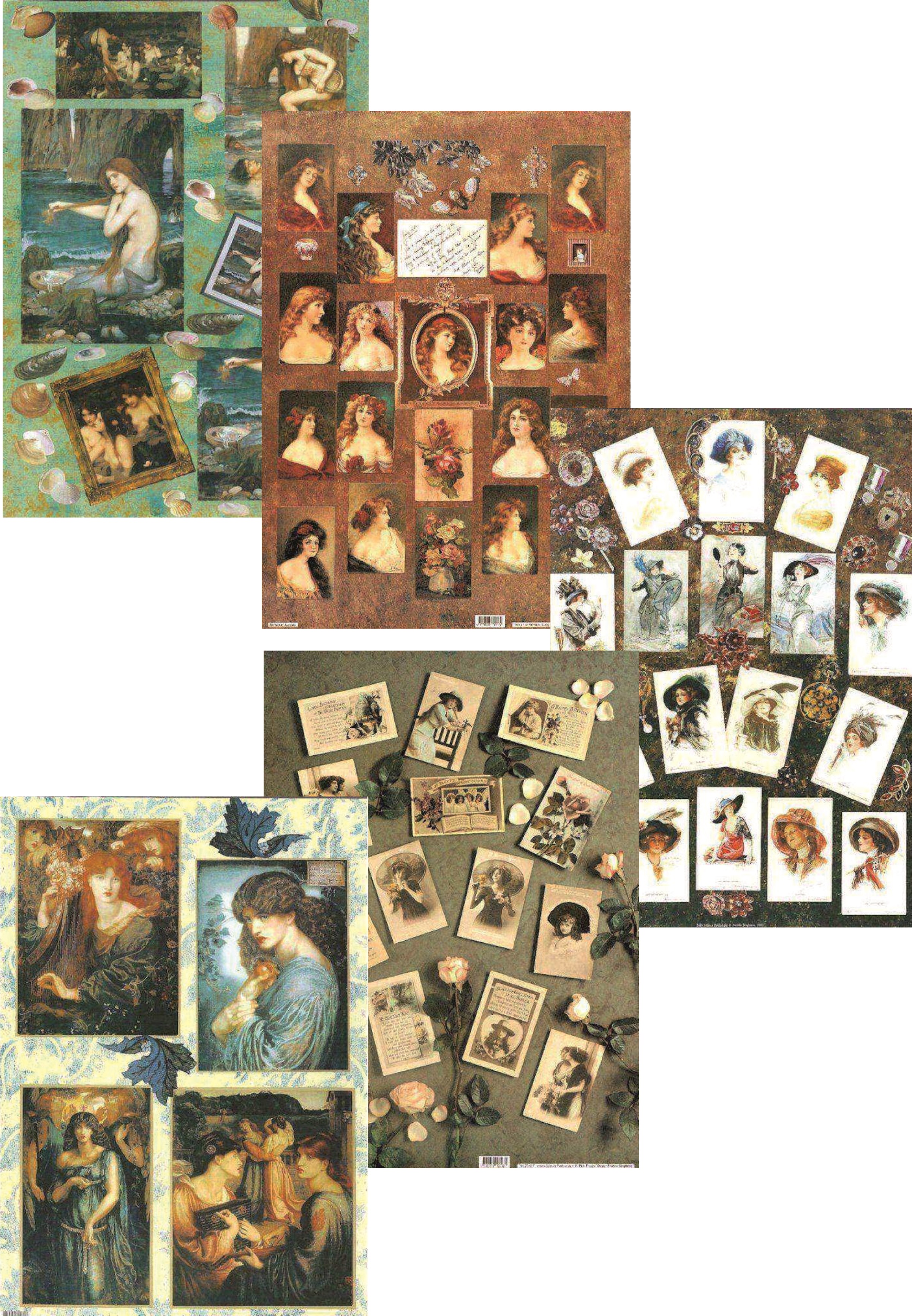 Набор бумаги для декупажа «Рукоделие» PTP(N)-009