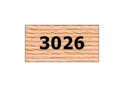 мулине "Gamma"  х/б 24 x 8 м 3026, персик