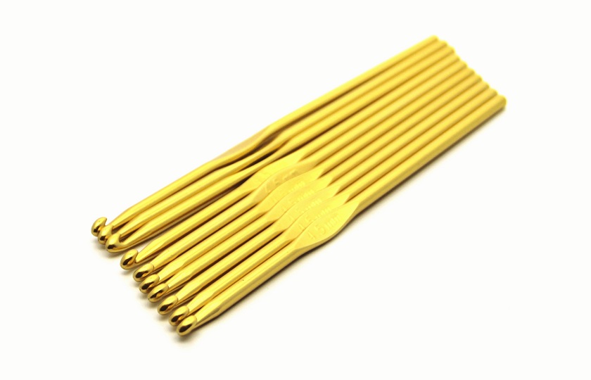 Крючок KAO/4.5 вязальный односторонний алюминиевый 4,5мм (10шт.)