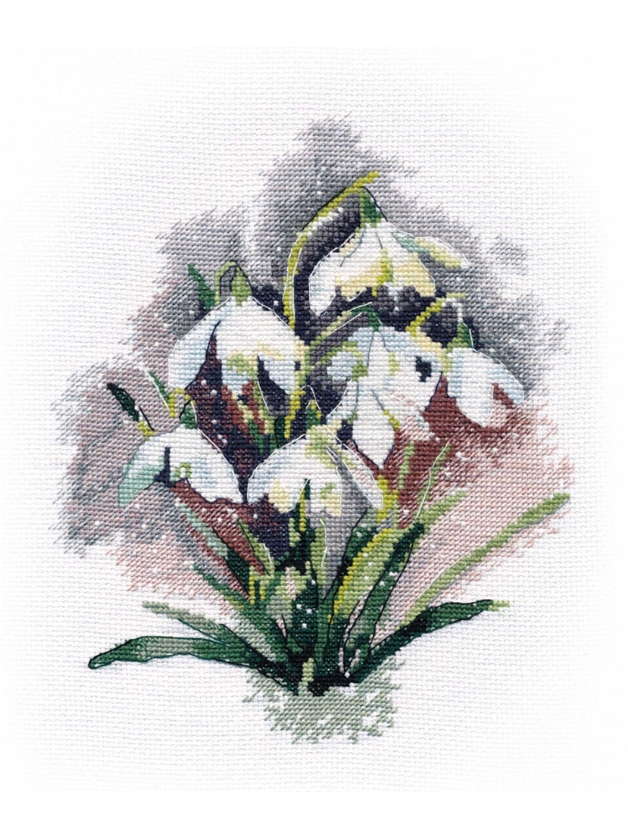 Набор для вышивания «Овен» 1292 Галантусы 16 х 21 см