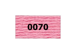 мулине "Gamma"  х/б 24 x 8 м 0070, розовый