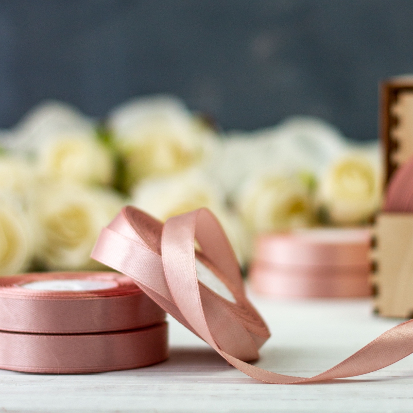 Лента атласная 12мм x 25м 1067 (1 шт)