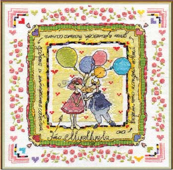 Набор для вышивания «Panna» ВК-0767 Мумуля. Секрет успешной Леди,24х24 см