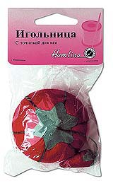 Игольница-подушечка "Hemline" 277 с точилкой для иголок 1шт