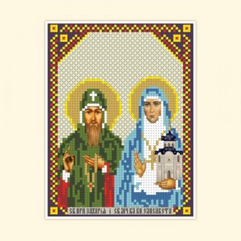 Набор РУССКАЯ СКАЗКА АКН-045  Св.Захарий и Елисавета , 12х16 см Набор РУССКАЯ СКАЗКА АКН-045  Св.Захарий и Елисавета , 12х16 см