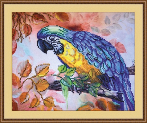 Набор для вышивания «Овен» РТ-005 " Попугай",30*25 см.