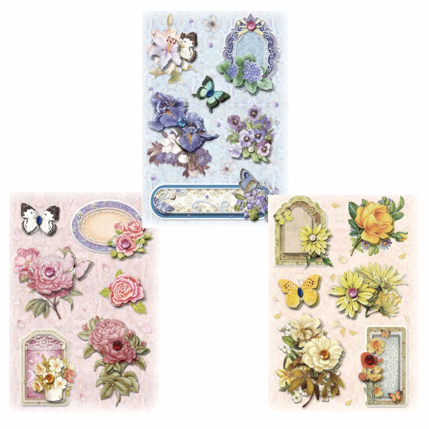 Набор объёмных стикеров 3D «Рукоделие», DJS/N-02  Набор объёмных стикеров 3D «Рукоделие», DJS/N-02