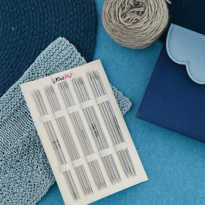 Набор носочных латунных спиц (делюкс) Deluxe 15 см Nova KnitPro 10628