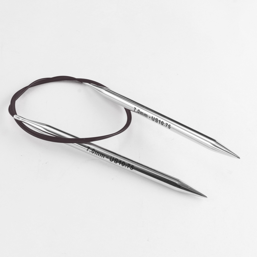 Спицы круговые латунные Nova KnitPro, 60 см, 7.00 мм 11328