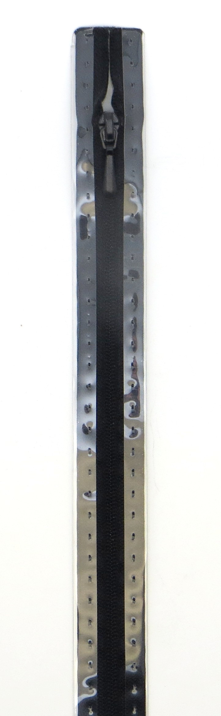 Молнии пластиковые, полупотайные, Цвет: 000 30см