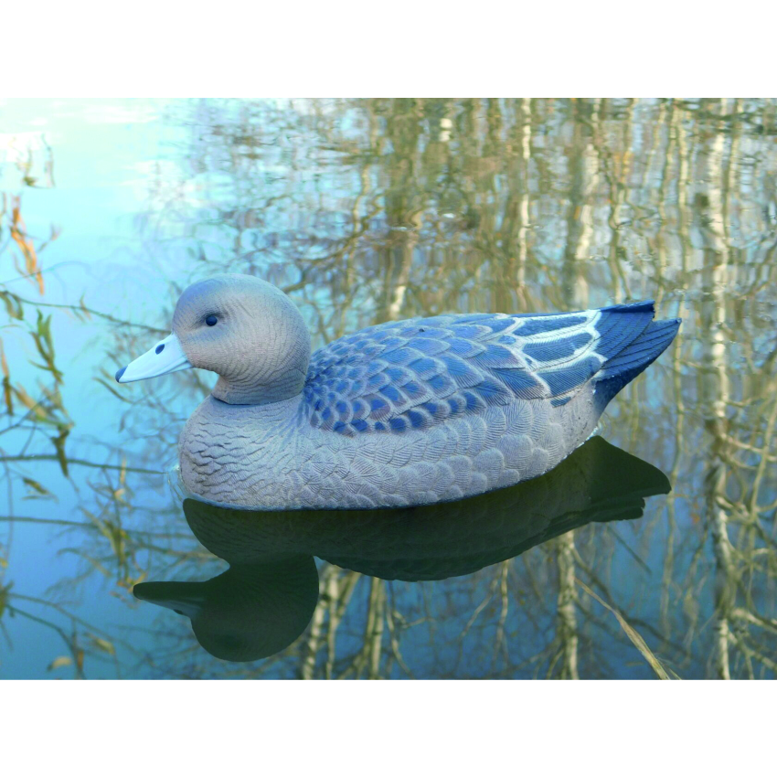 Чучело утки "Свиязь утка" (рельеф) дл. 35 см