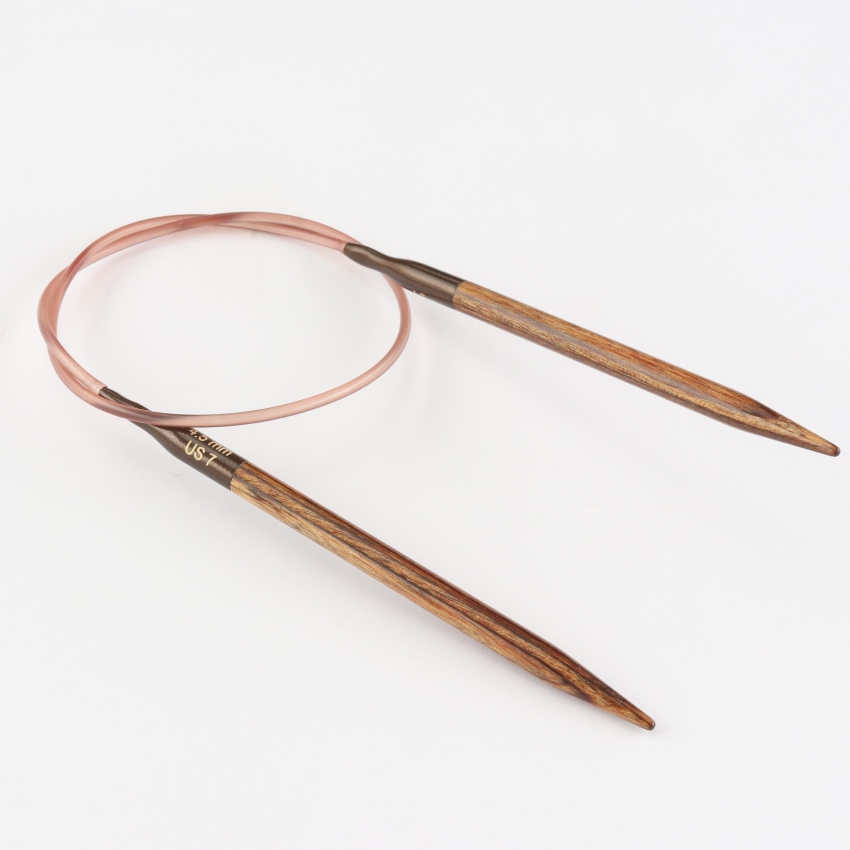 Спицы деревянные круговые Ginger KnitPro, 40 см, 4.50 мм 31050