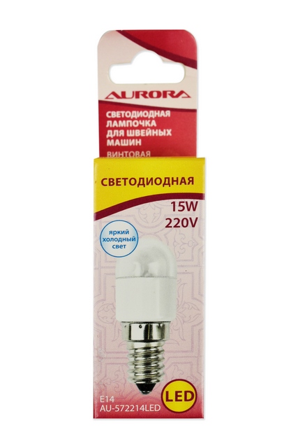 Лампочка светодиодная для шв. машин AU-572214LED Aurora , винтовая 1 W