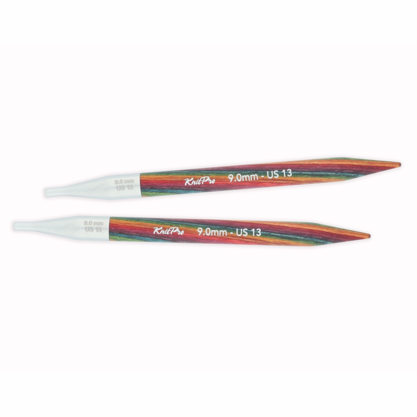 Спицы деревянные съемные для тросика 35-126 см Symfonie2 KnitPro, 9.00 мм 55312
