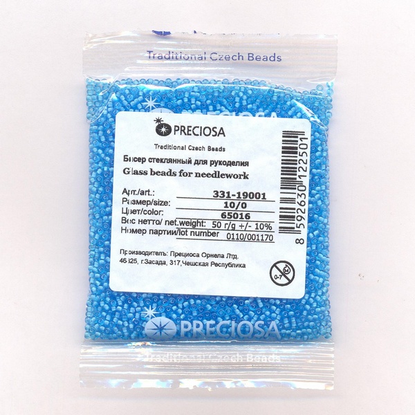 Бисер «Preciosa» 50 г, 331-19001-10/0-65016