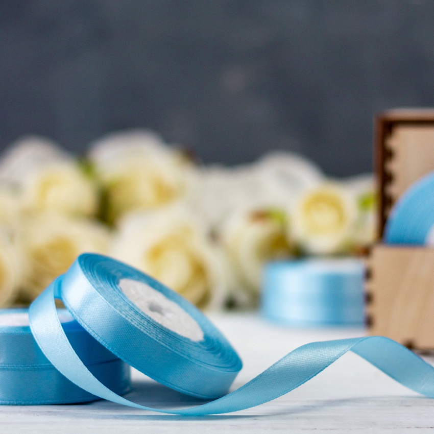 Лента атласная 12мм x 25м 1127 (1 шт)