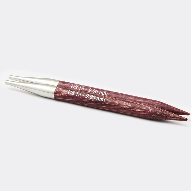Спицы съемные деревянные для тросика 35-126 см Dreamz KnitPro, 9,00 мм 200511