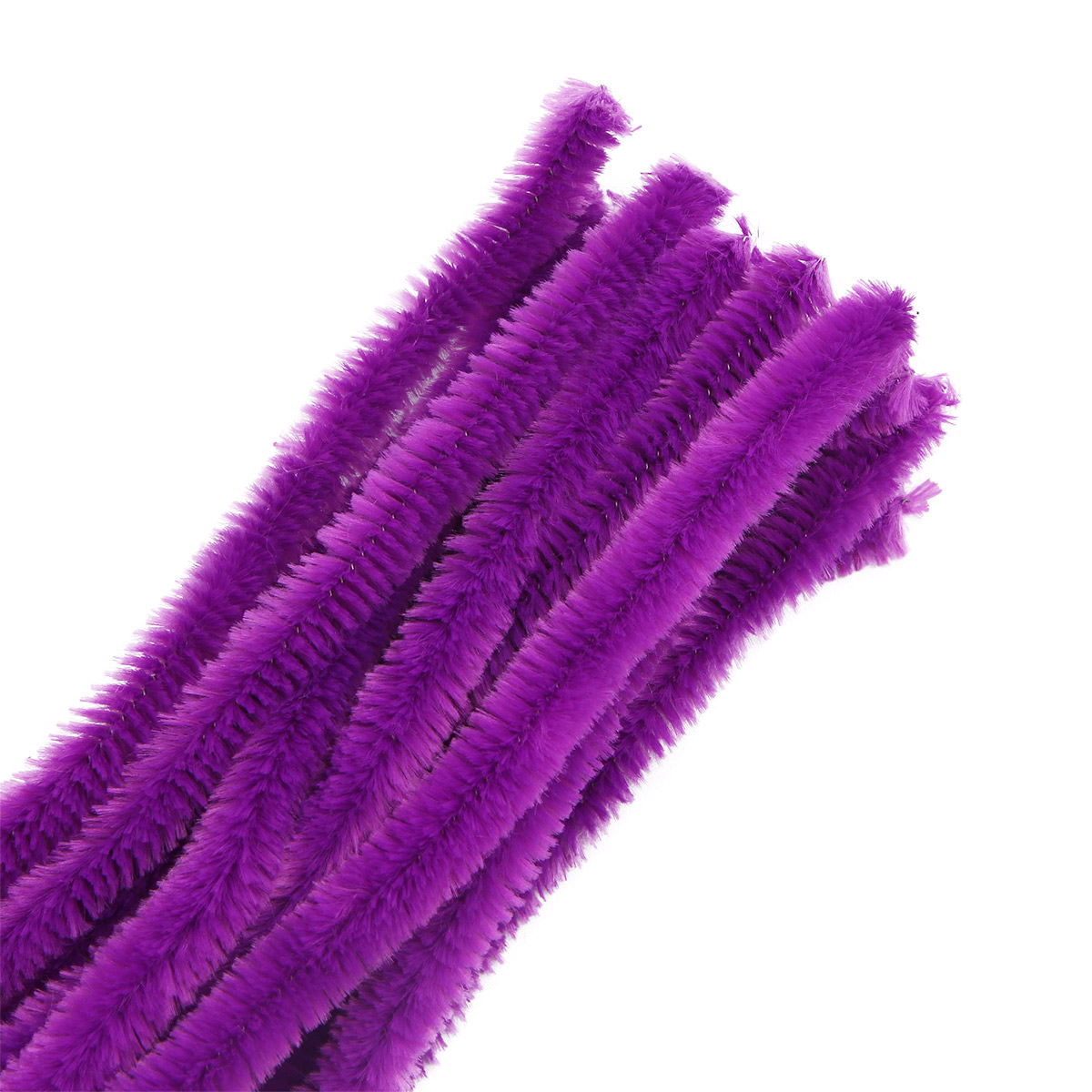 Синель-проволока "Астра", 12 мм*30 см, 15 шт/упак. цв. А-032 сиреневый 