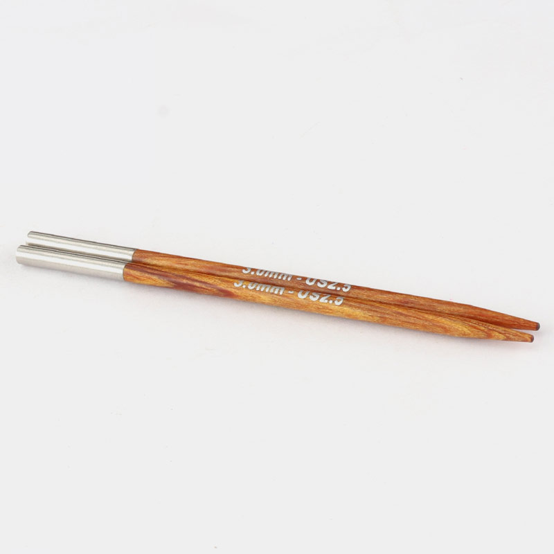 Спицы съемные деревянные для тросика 35-126 см Dreamz KnitPro, 3,00 мм 200515
