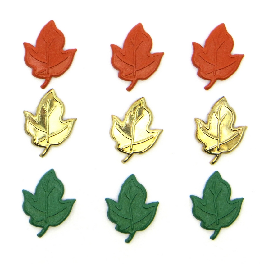 Брадсы металлические «Рукоделие» SB 007"Листья"