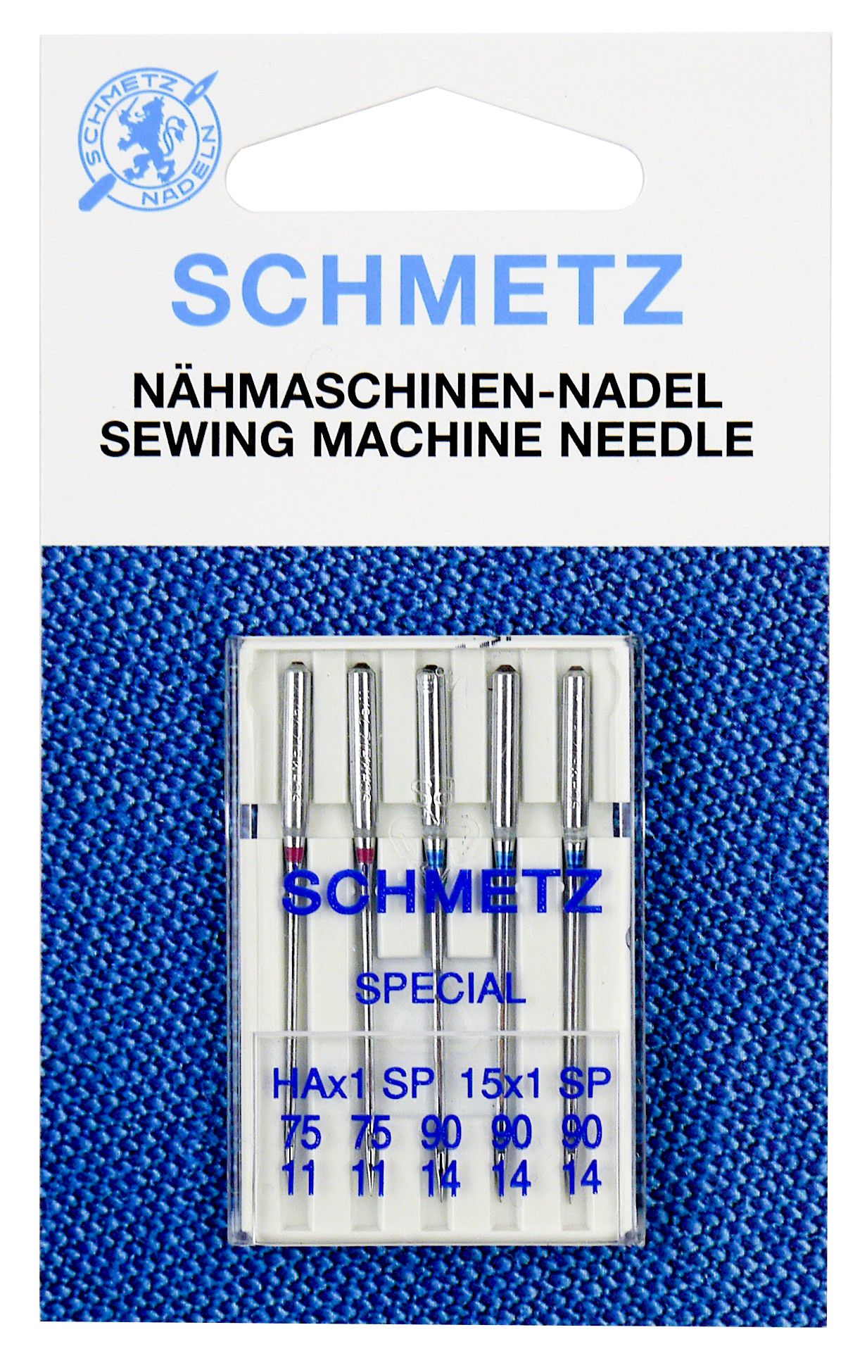 Иглы супер стрейч 130/705HAx1 SP № 75(2), 90(3) 5 шт. Schmetz 0702170