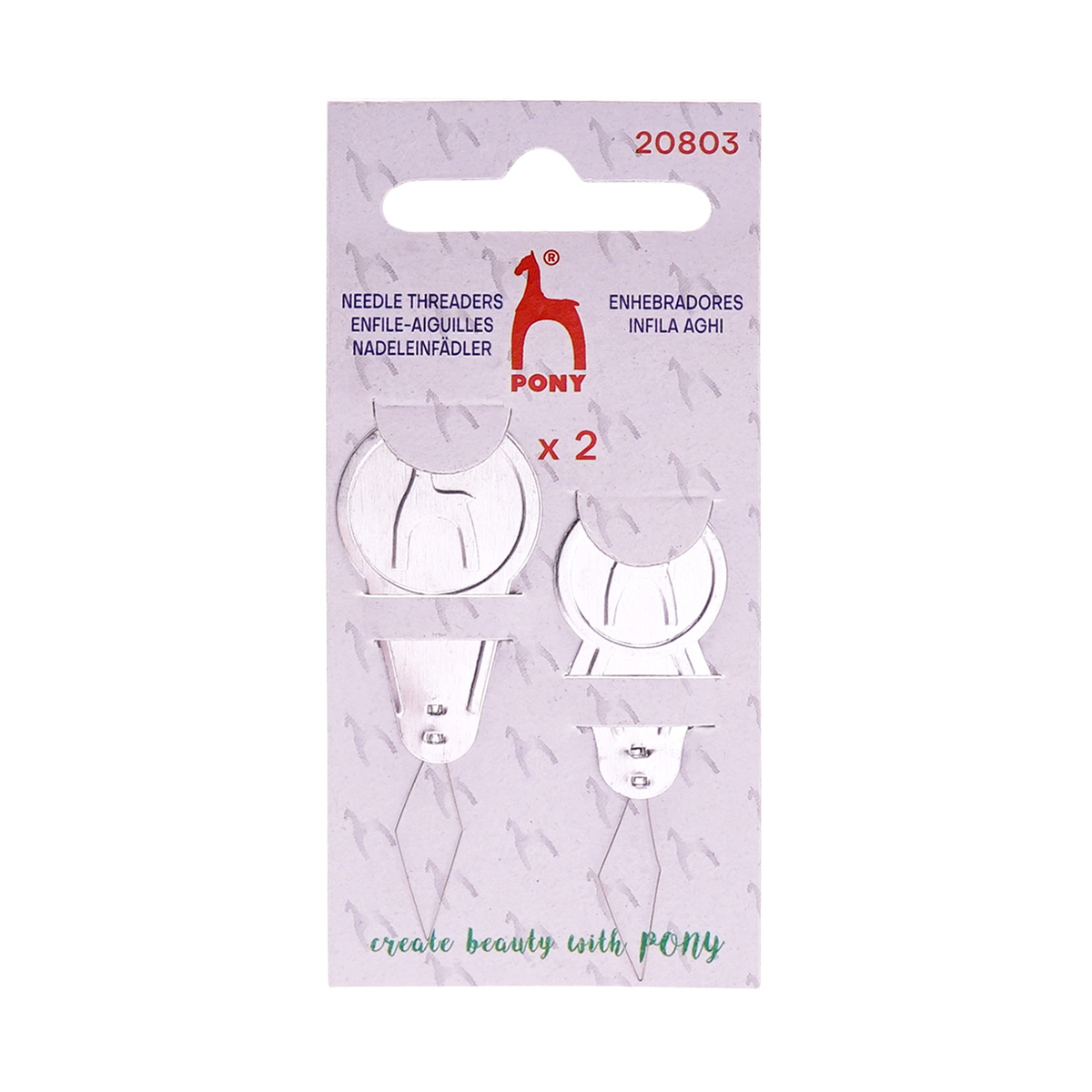 Нитковдеватель Threaders, 2шт, PONY, 20503 (20803)  