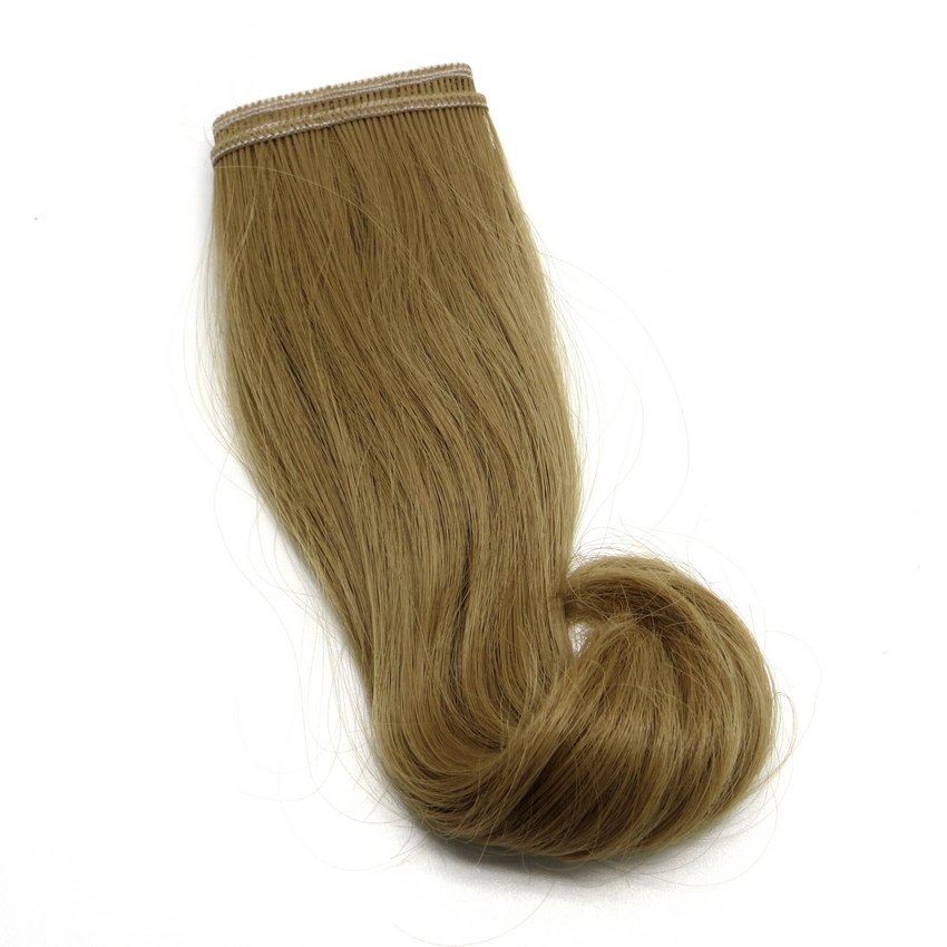 Трессы-кудри для кукол TRK-03/15-005 "Рукоделие" 15 см х 100 см (цвет: золотисто-русый)