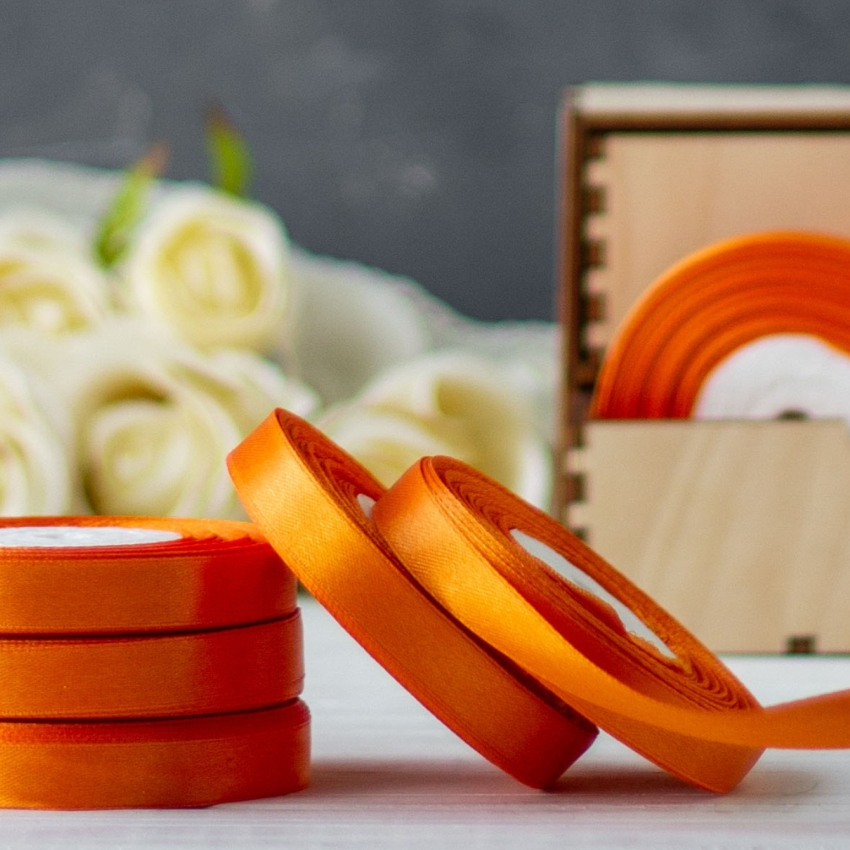 Лента атласная 12мм x 25м 1011 (1 шт)