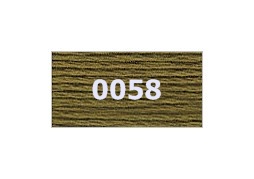 мулине "Gamma"  х/б 24 x 8 м 0058, сер-хаки