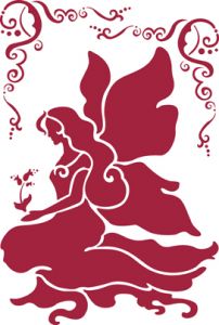 Трафареты Stamperia, сидящая фея, 21*29,7см