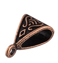 Бейл "Zlatka" MFK-05 1х1.5 см, 2 шт. (под античную медь)