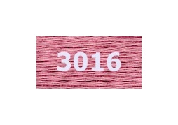 мулине "Gamma"  х/б 24 x 8 м 3016, розово-сиреневый