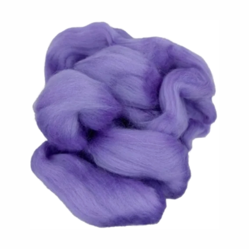 Лента для валяния 100% полутонкая шерсть 500 г( 50 г.х 10 шт.) 276, колокольчик