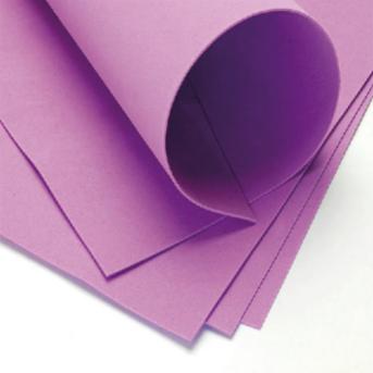Фоамиран (ФОМ ЭВА, Иран) «Crystal Art» 20х30 см, 10 шт/упак, №157 фиолетовый