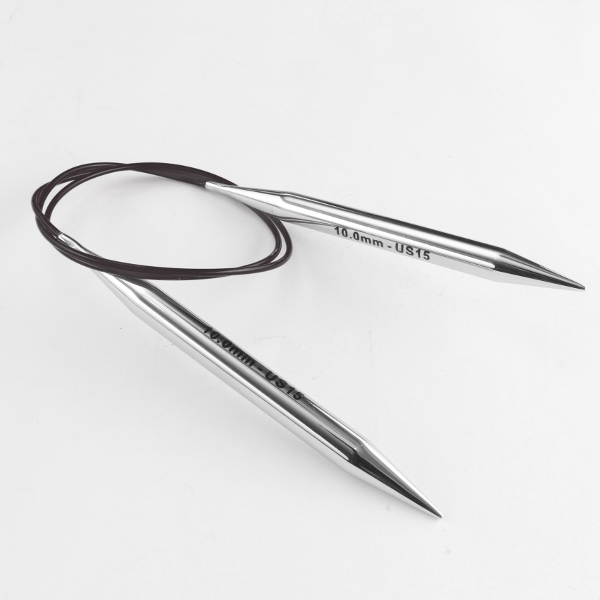 Спицы круговые латунные Nova KnitPro, 100 см,10.00 мм 11361