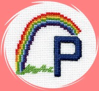 Набор для вышивания «Panna» Алфавит. Буква "Р" 