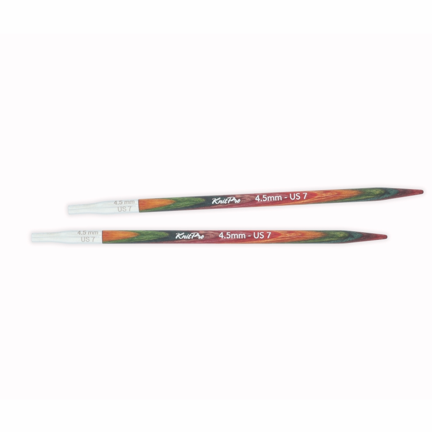 Спицы деревянные съемные для тросика 35-126 см Symfonie2 KnitPro, 4.50 мм 55305