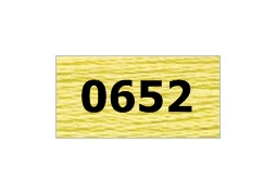 мулине "Gamma"  х/б 24 x 8 м 0652, св.лимонный