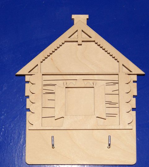 Ключница Домик мини 17,5х12 см 6 мм