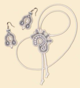 Набор для рукоделия «Сотвори Сама» 1346АС Серьги и колье. Наутилус