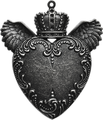 Заготовки для украшений «Love Wings - Silver» (Серебро)