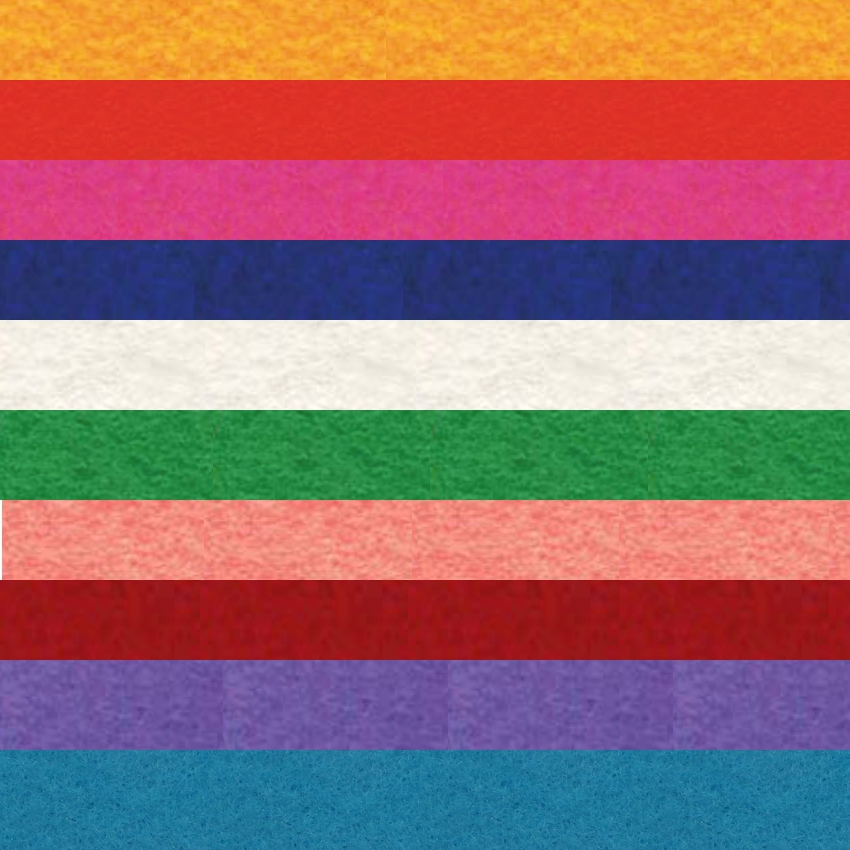 Набор декоративного  фетра FSR1.2 (N10)-28 1,2мм; 22см х 30см (10 листов, 10 цветов) Набор декоративного  фетра FSR1.2 (N10)-28 1,2мм; 22см х 30см (10 листов, 10 цветов)