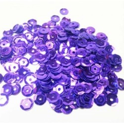 Пайетки «Zlatka» ZC 6  россыпью 6 мм, 5 х 10 г №5 ярко-сиреневый