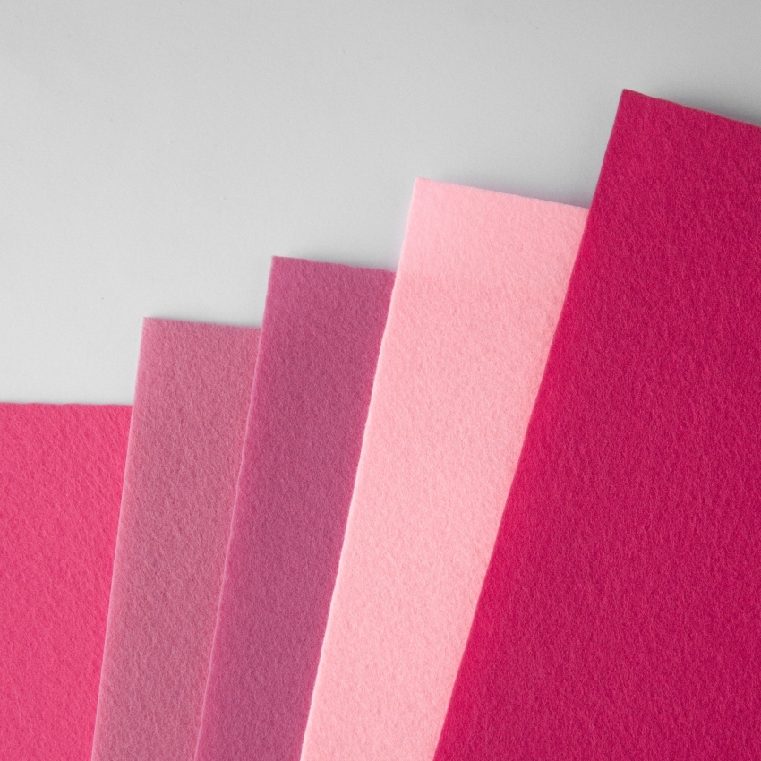 Набор декоративного  фетра FSR1.2 (N5)-17 1,2мм; 22см х 30см (5 листов, 5 цветов)