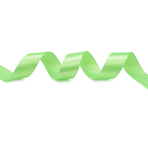 Лента атласная 2,5 см х 22,86 м цв.085 яркий салат