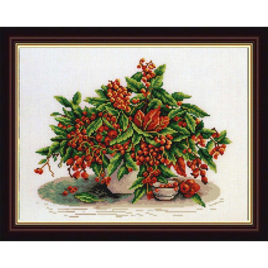 Рисунок на ткани «Конёк» 9848 Ягодки, 29х39 см Рисунок на ткани «Конёк» 9848 Ягодки, 29х39 см