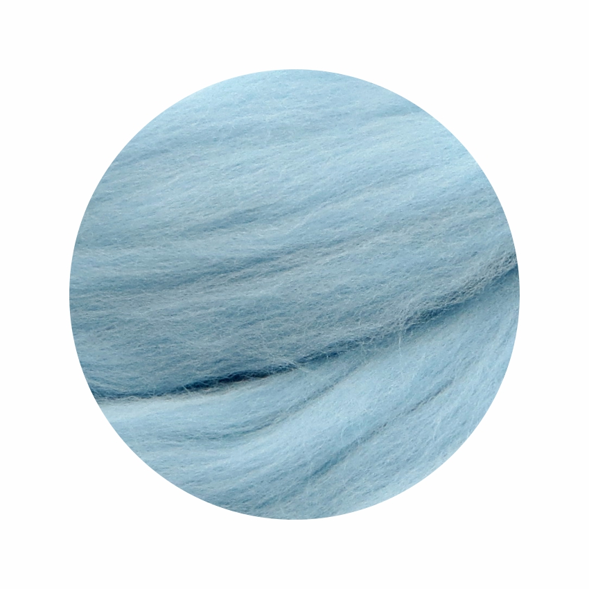 Шерсть для валяния 100% тонкая шерсть, 50 г, №0519 венерин башмачок , упак (10шт.)